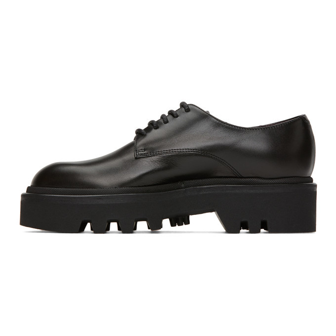 Dries Van Noten Black Leather Oxfords Dries Van Noten