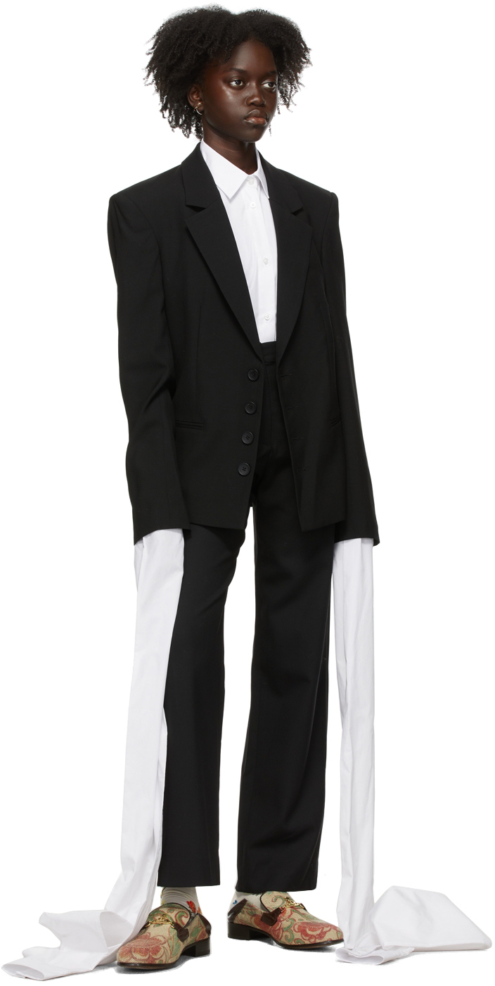 Puppets and Puppets SSENSE Exclusive Black 'The Puppets' Trousers