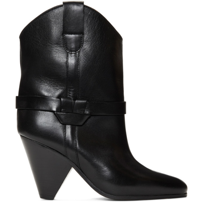 isabel marant deane leather ankle boots