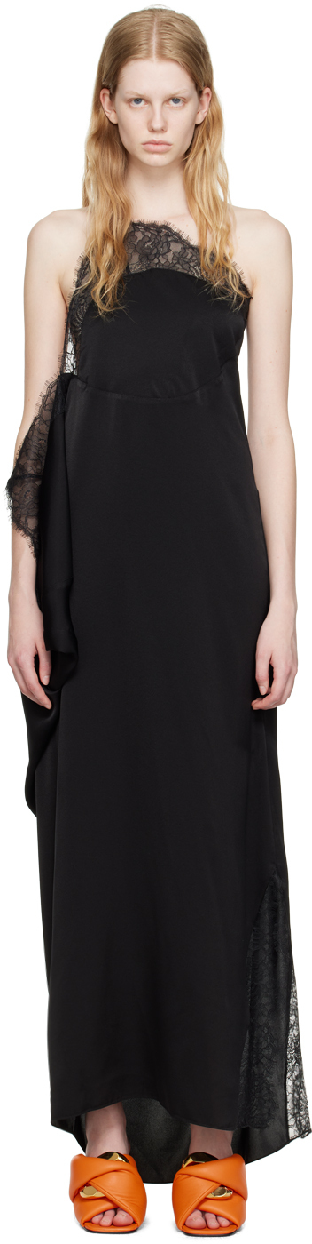 JW Anderson Black Asymmetric Maxi Dress JW Anderson