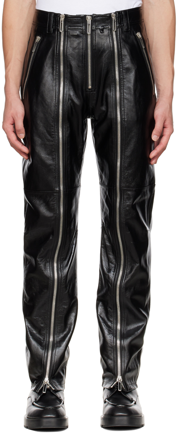 Photo: 032c Black Spoil Leather Pants