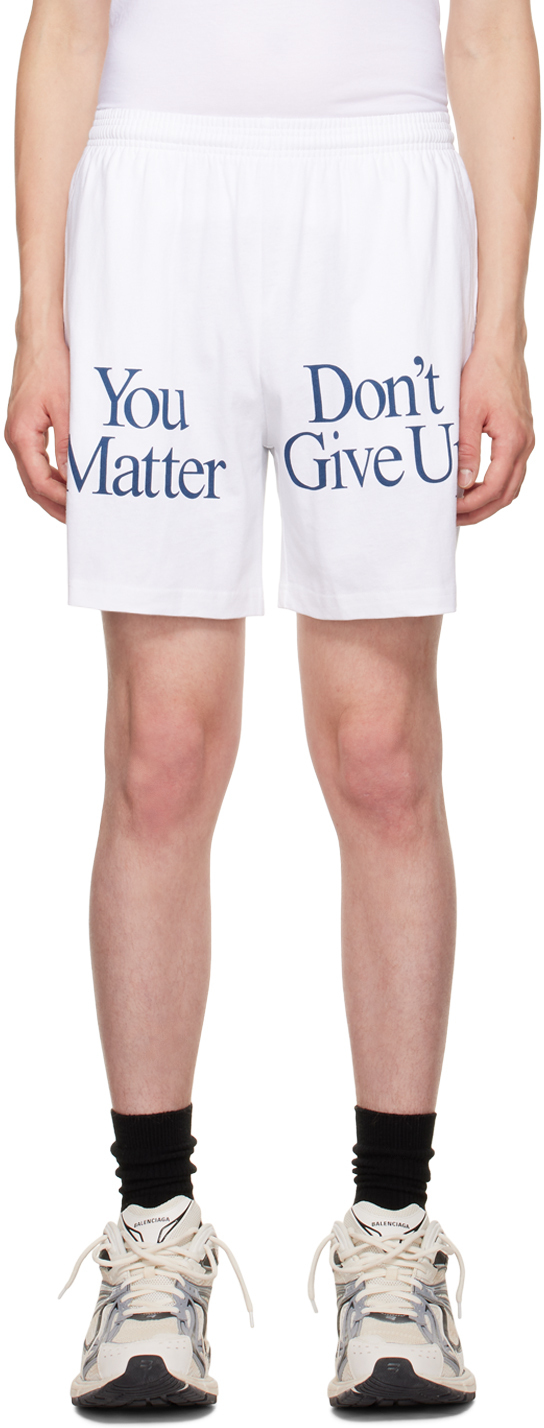 Photo: Praying White 'You Matter' Shorts