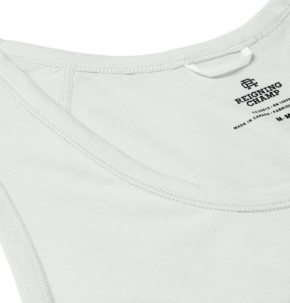 Reigning Champ - Slim-Fit DeltaPeak Mesh Tank Top - Gray Reigning 