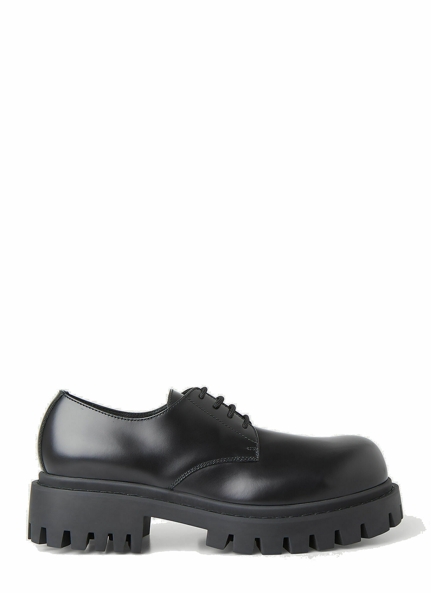 Sergeant Derby Shoes in Black Balenciaga