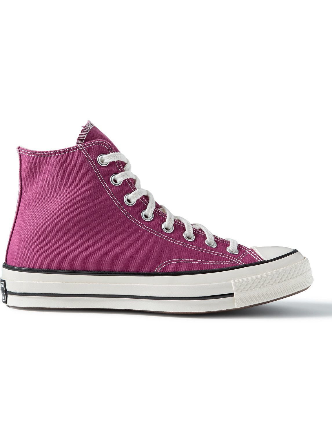Photo: Converse - Chuck 70 Recycled Canvas High-Top Sneakers - Purple