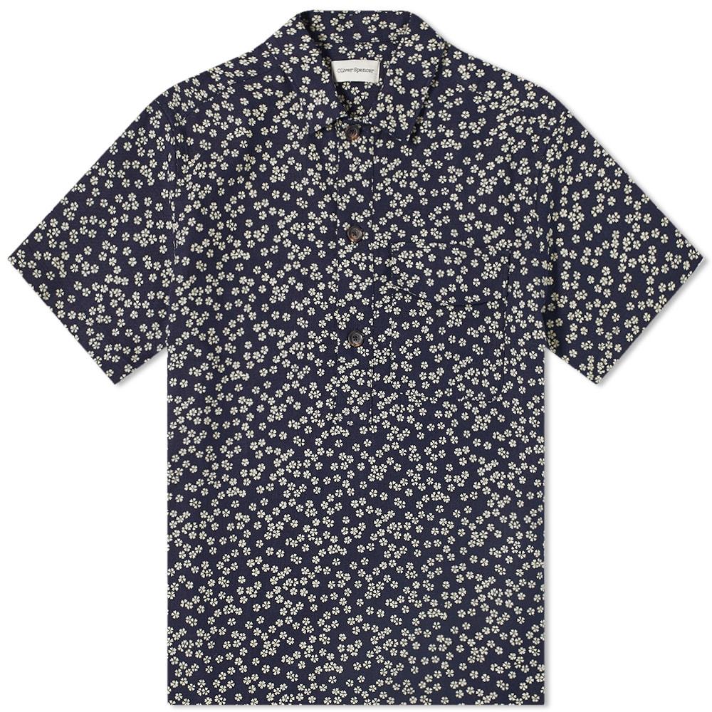 Oliver Spencer Short Sleeve Dock Popover Shirt