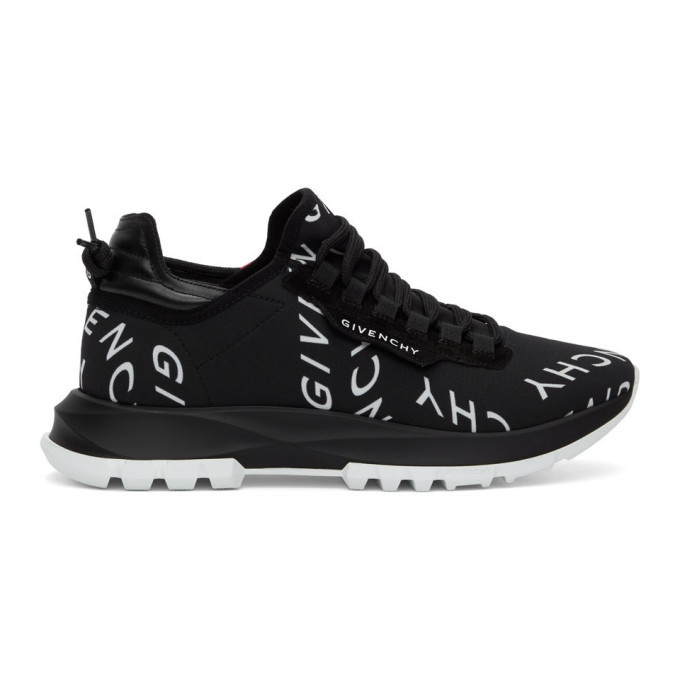 Givenchy Black Refracted Logo Spectre Runner Sneakers Givenchy