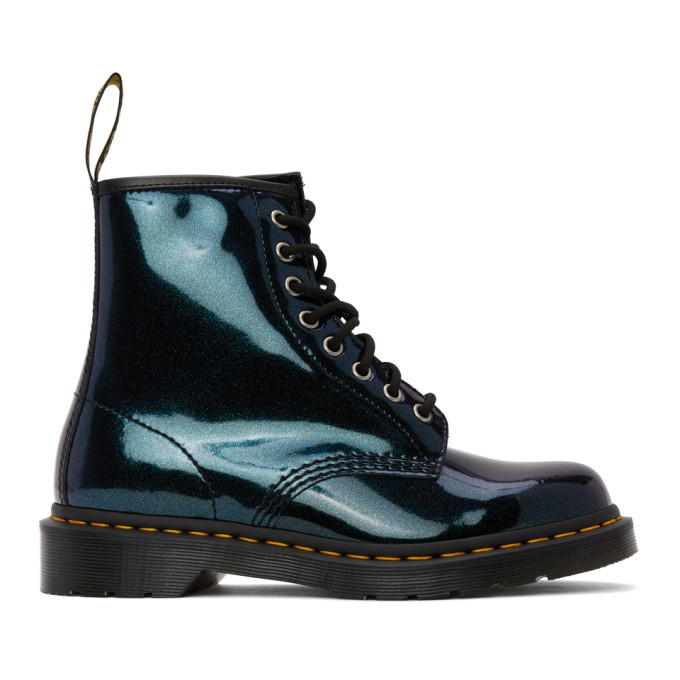 Dr. Martens Blue Iridescent 1460 Boots Dr. Martens