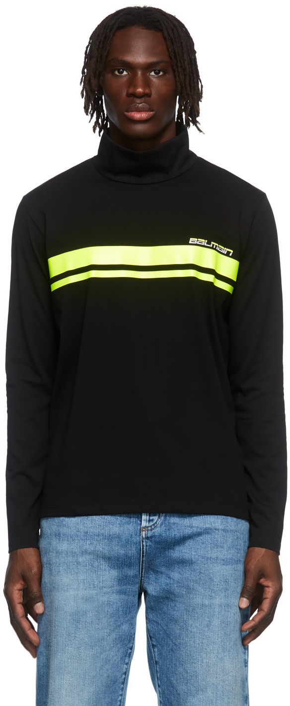 Green Framis Long Sleeve Turtleneck Balmain
