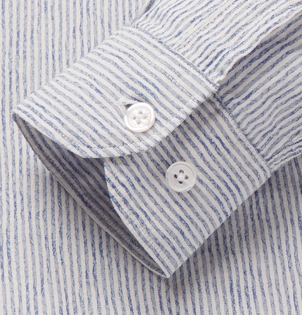 Orlebar Brown - Giles Striped Cotton Shirt - Blue Orlebar Brown