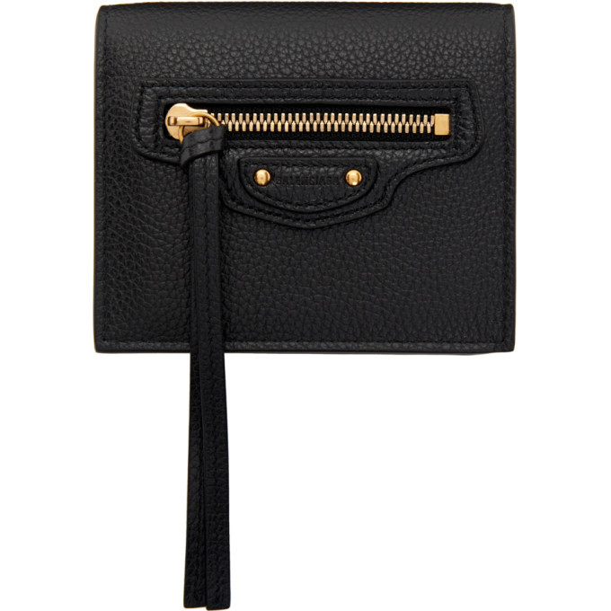 black balenciaga wallet