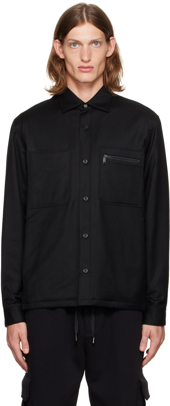 ZEGNA Black Padded Jacket Zegna