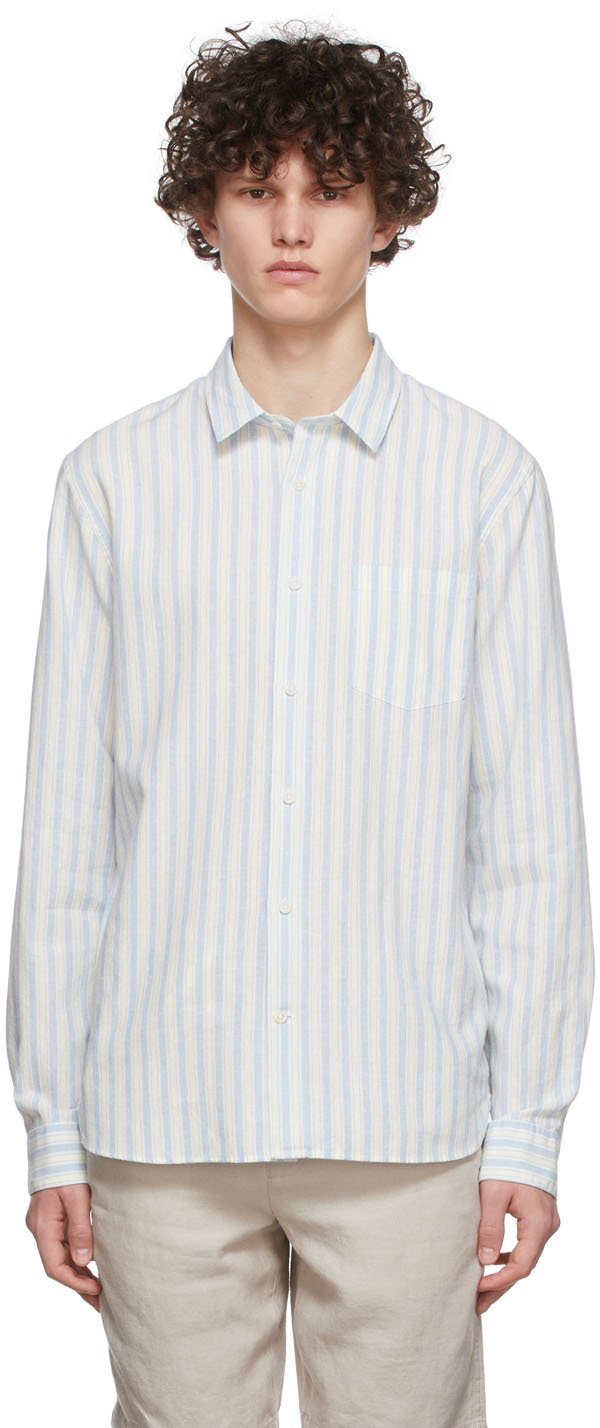Vince Yellow Linen Shirt Vince