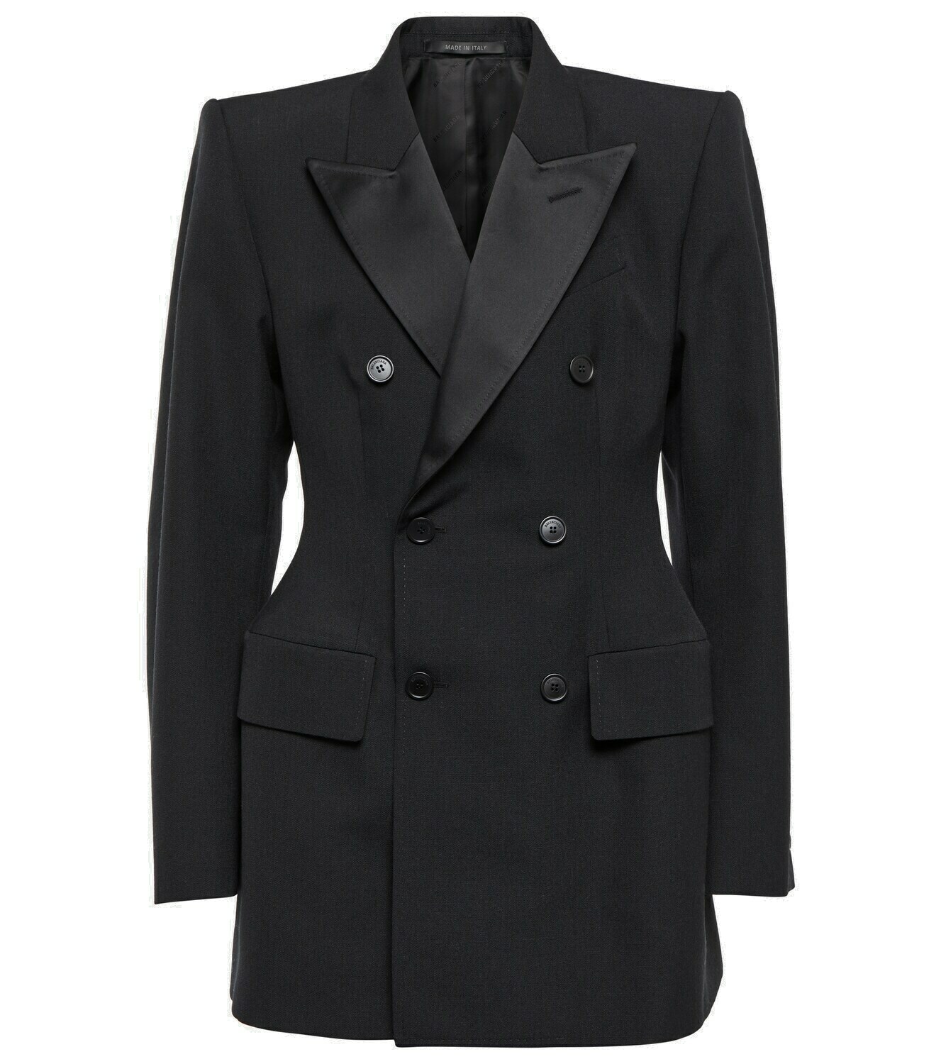 Balenciaga - Hourglass double-breasted wool blazer Balenciaga