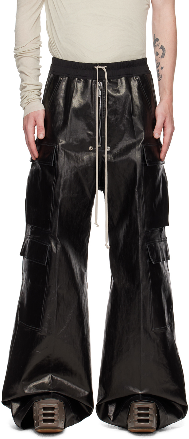 Rick Owens Black Cargobelas Cargo Pants Rick Owens