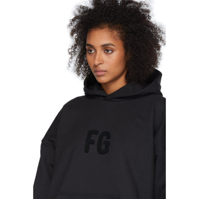 Fear of God Black Sixth Collection FG Everyday Hoodie Fear Of God