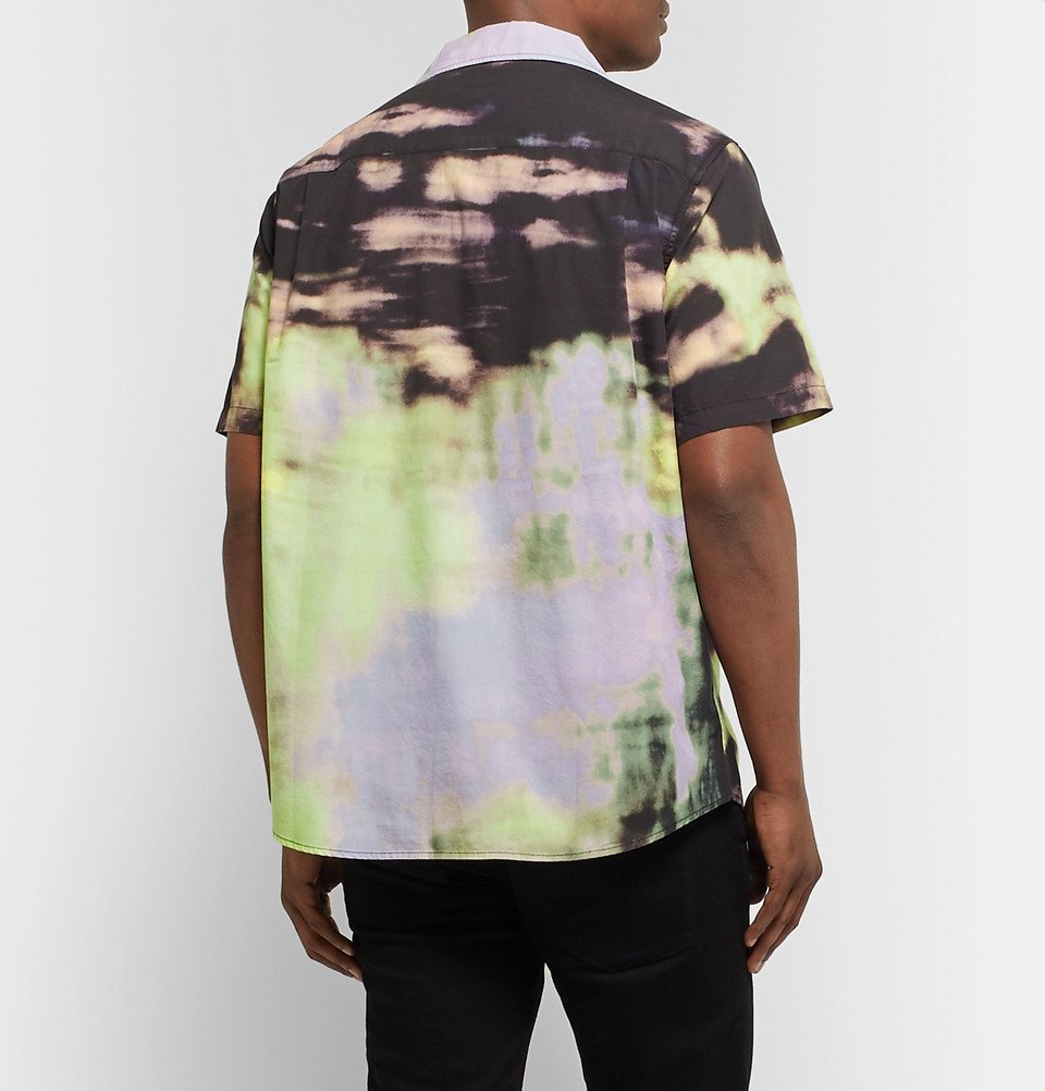 Leary Camp-Collar Tie-Dyed Brushed 