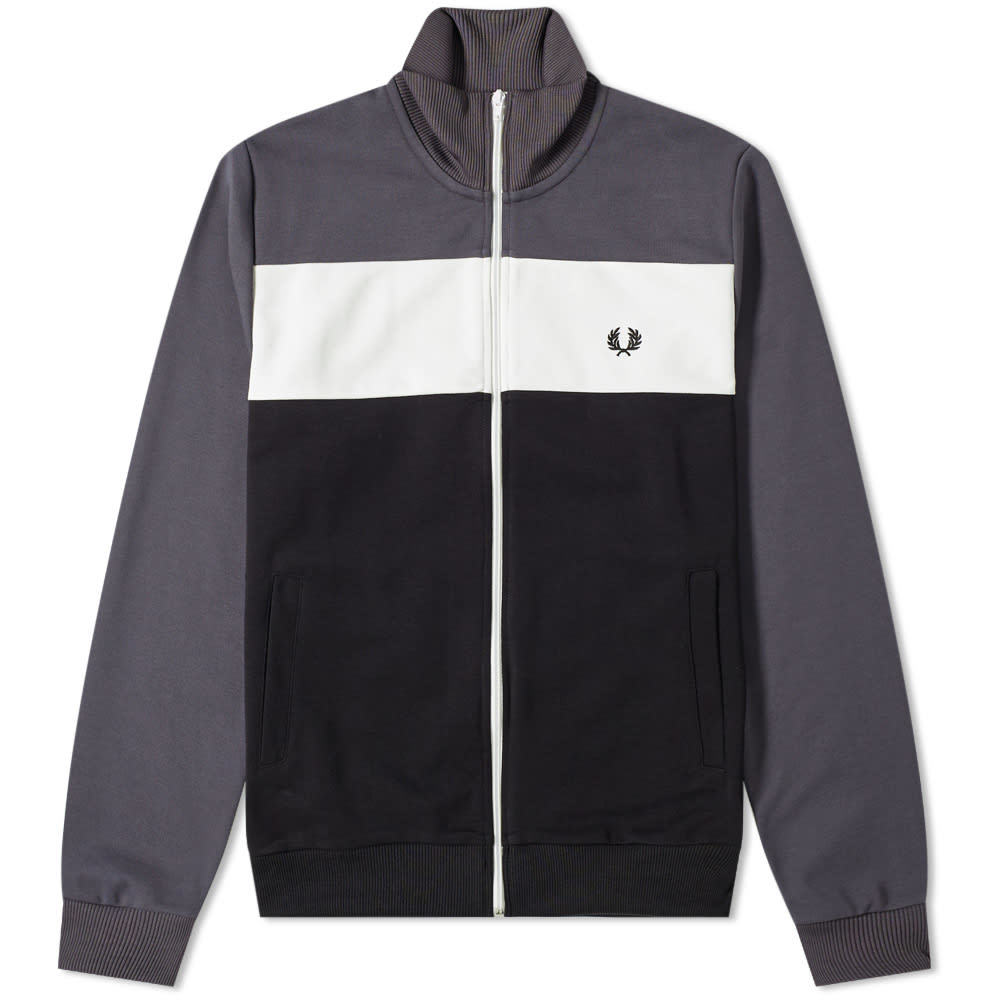 colour block track jacket