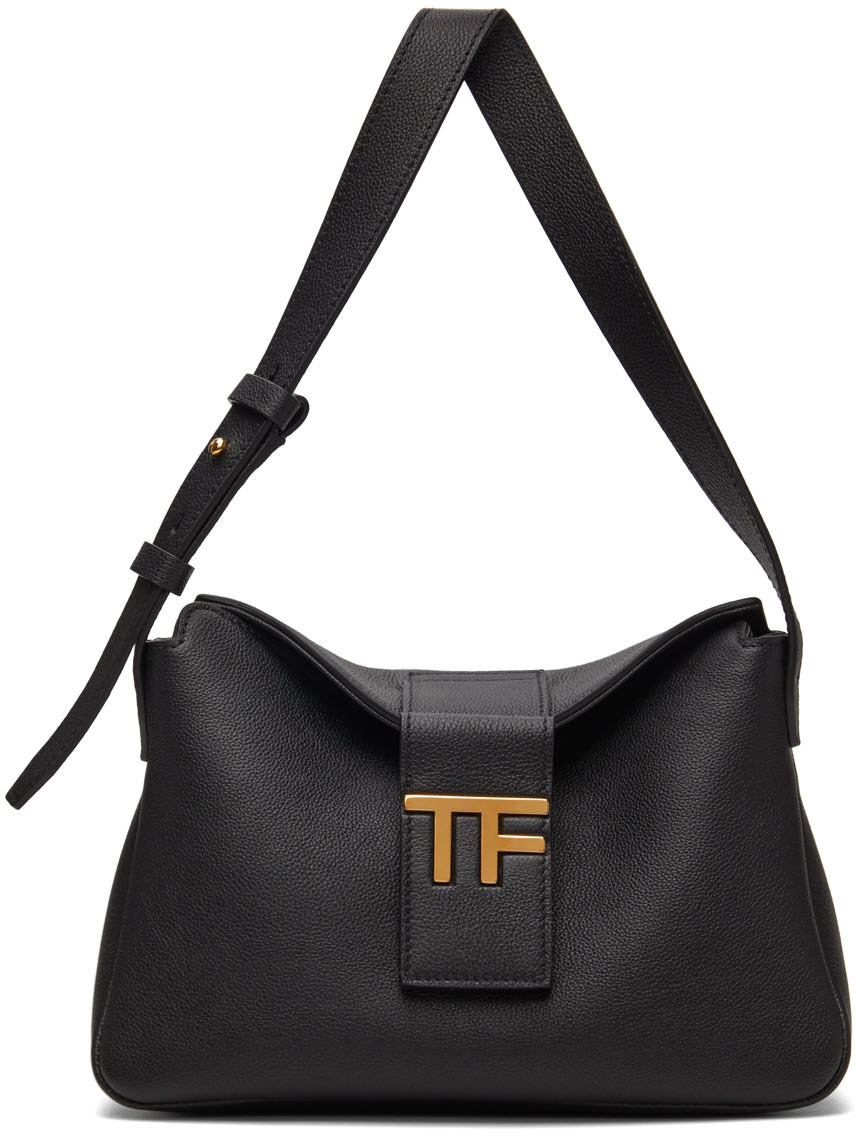 TOM FORD Black Mini Calfskin Shoulder Bag TOM FORD