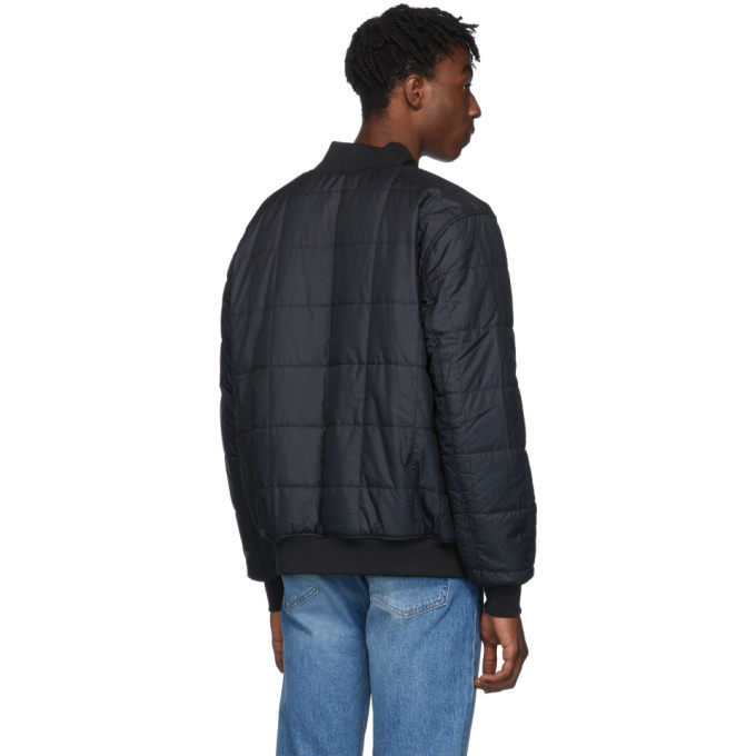 Levis Reversible Black Sherpa Bomber Jacket Levis