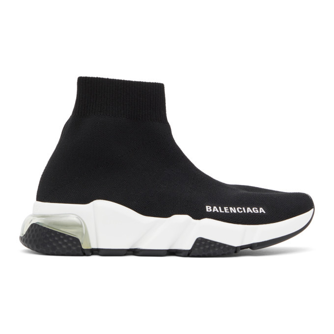 balenciaga black clear sole