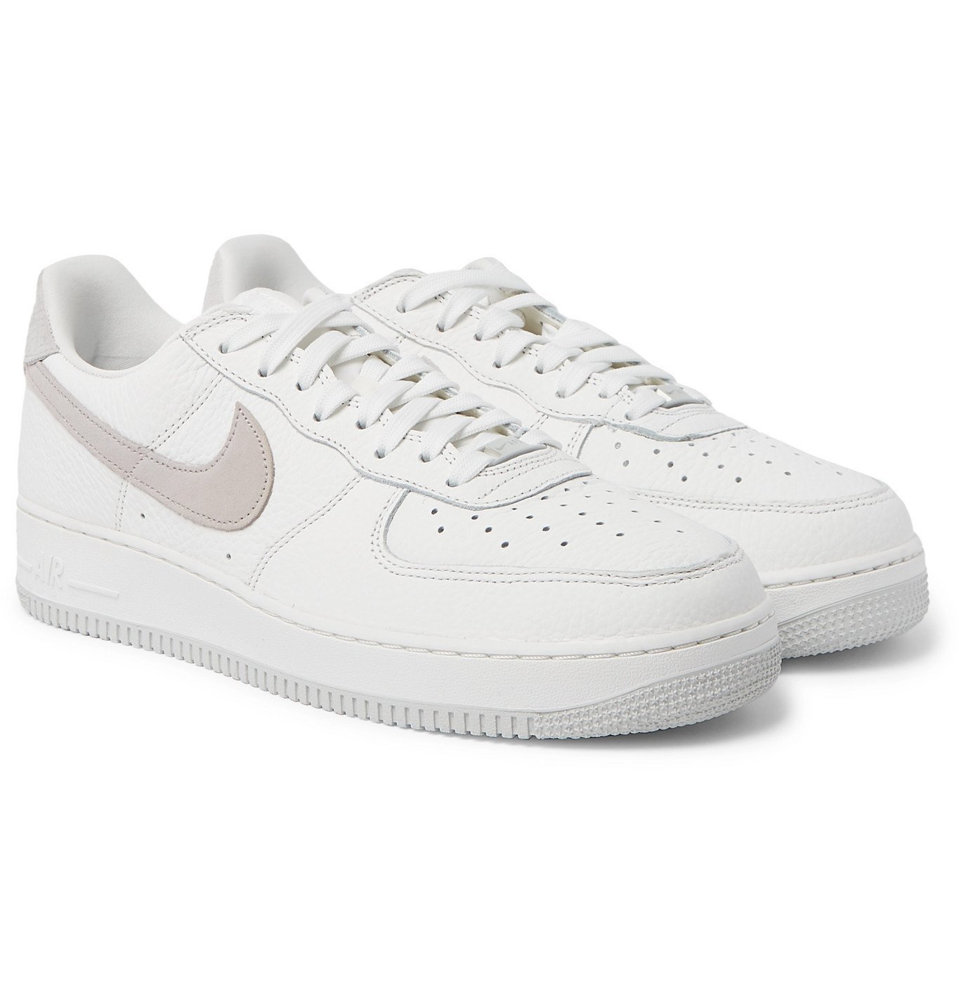 nike air force white leather