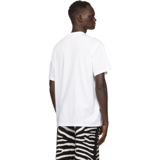 Burberry White Zebra T-Shirt Burberry