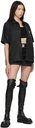 1017 ALYX 9SM Black Satin Buckle Skirt
