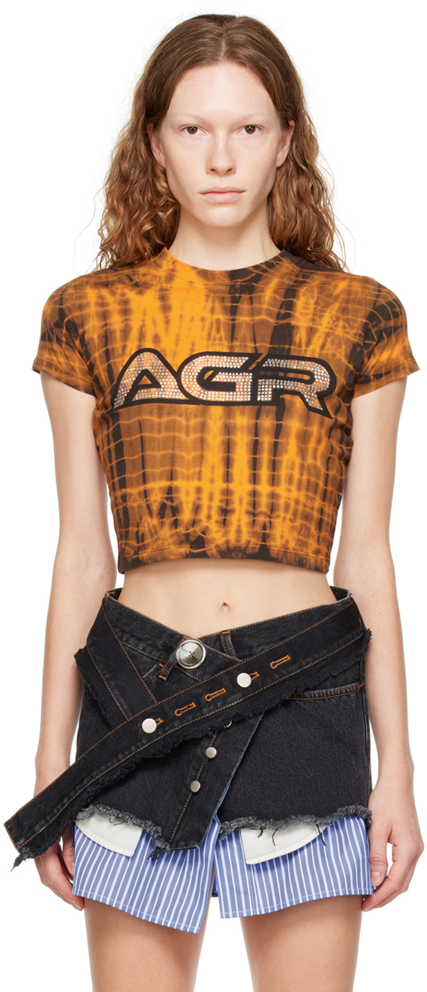 Photo: AGR Orange Tie-Dye T-Shirt