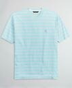 Brooks Brothers Men's Supima Cotton Multi-Stripe T-Shirt | Aqua