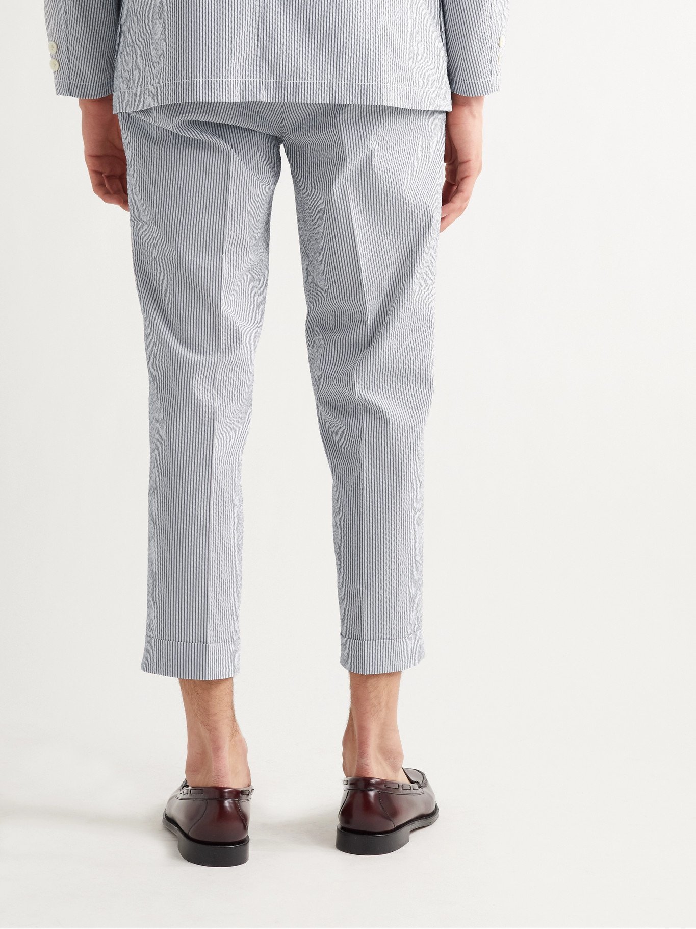 Ivy Slim-Fit Cropped Striped COOLMAX 