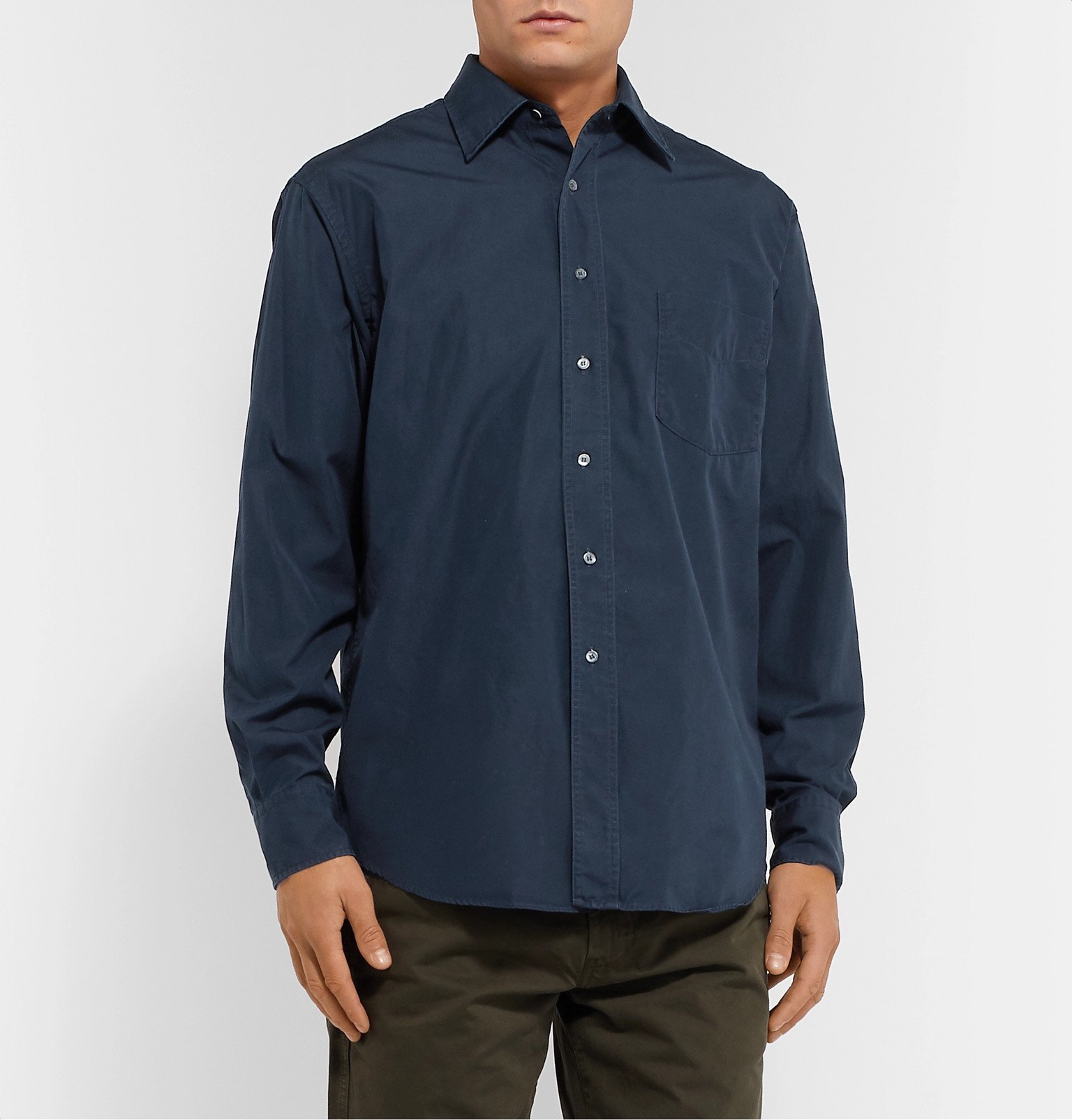 poplin overshirt