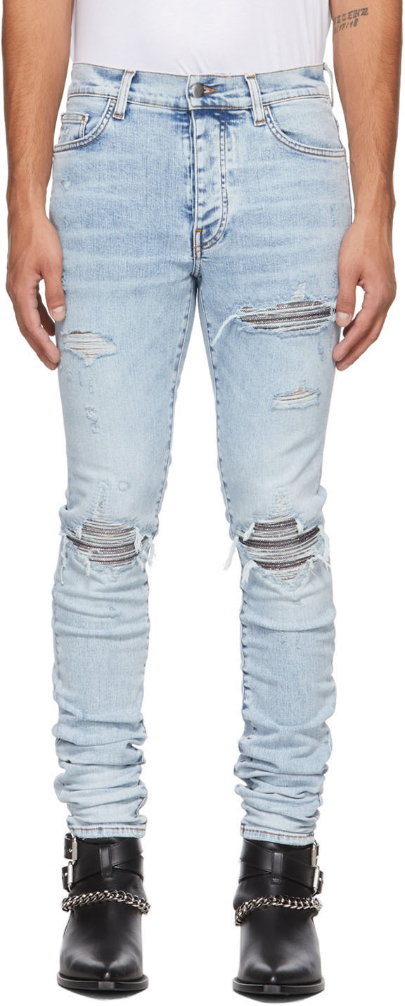 AMIRI Blue Iridescent MX1 Jeans Amiri