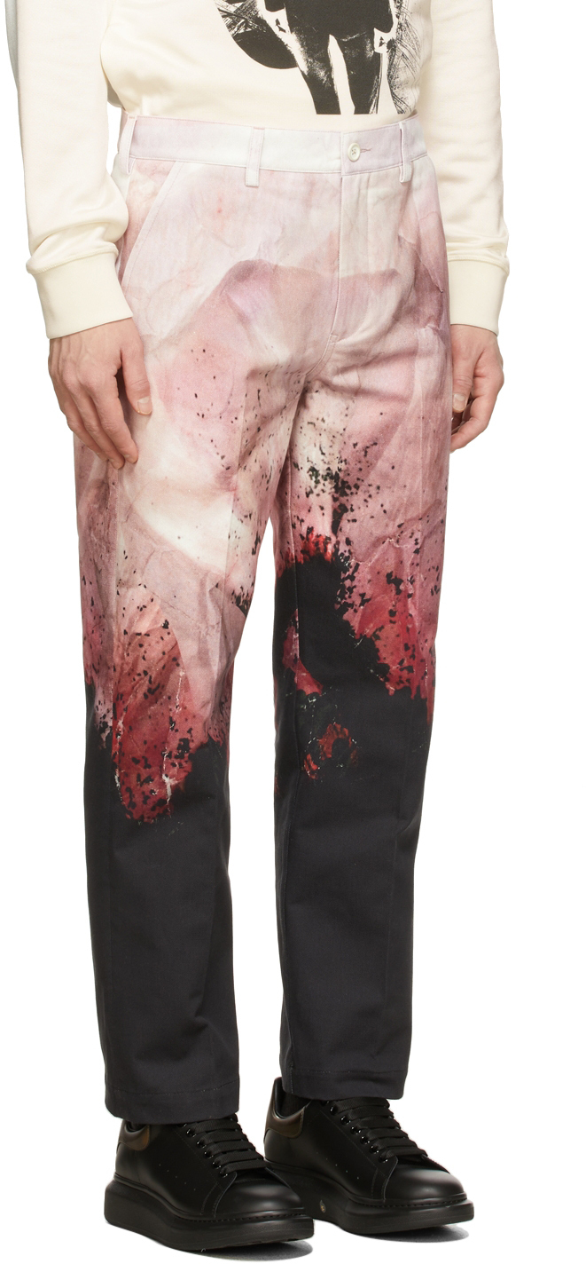 Alexander McQueen Pink \u0026 Black Flower 