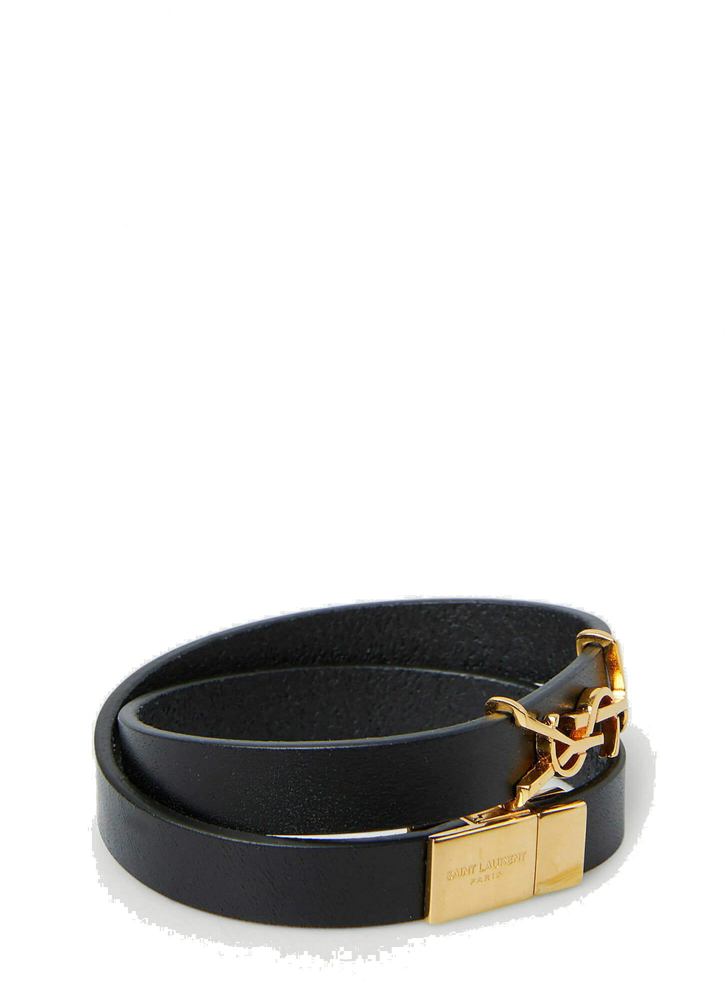 Photo: Opyum Double Wrap Bracelet in Black