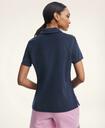 Brooks Brothers Women's Cotton Terry Polo Shirt | Navy