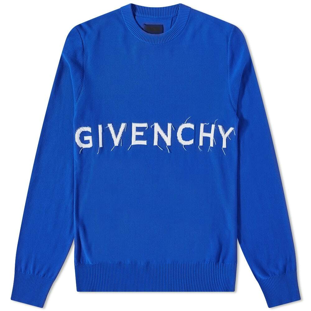 Givenchy Logo Thread Crew Knit Givenchy