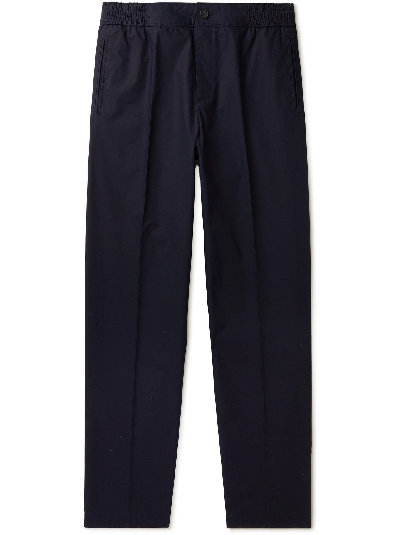 Relaxed Cotton Elasticated Trousers 