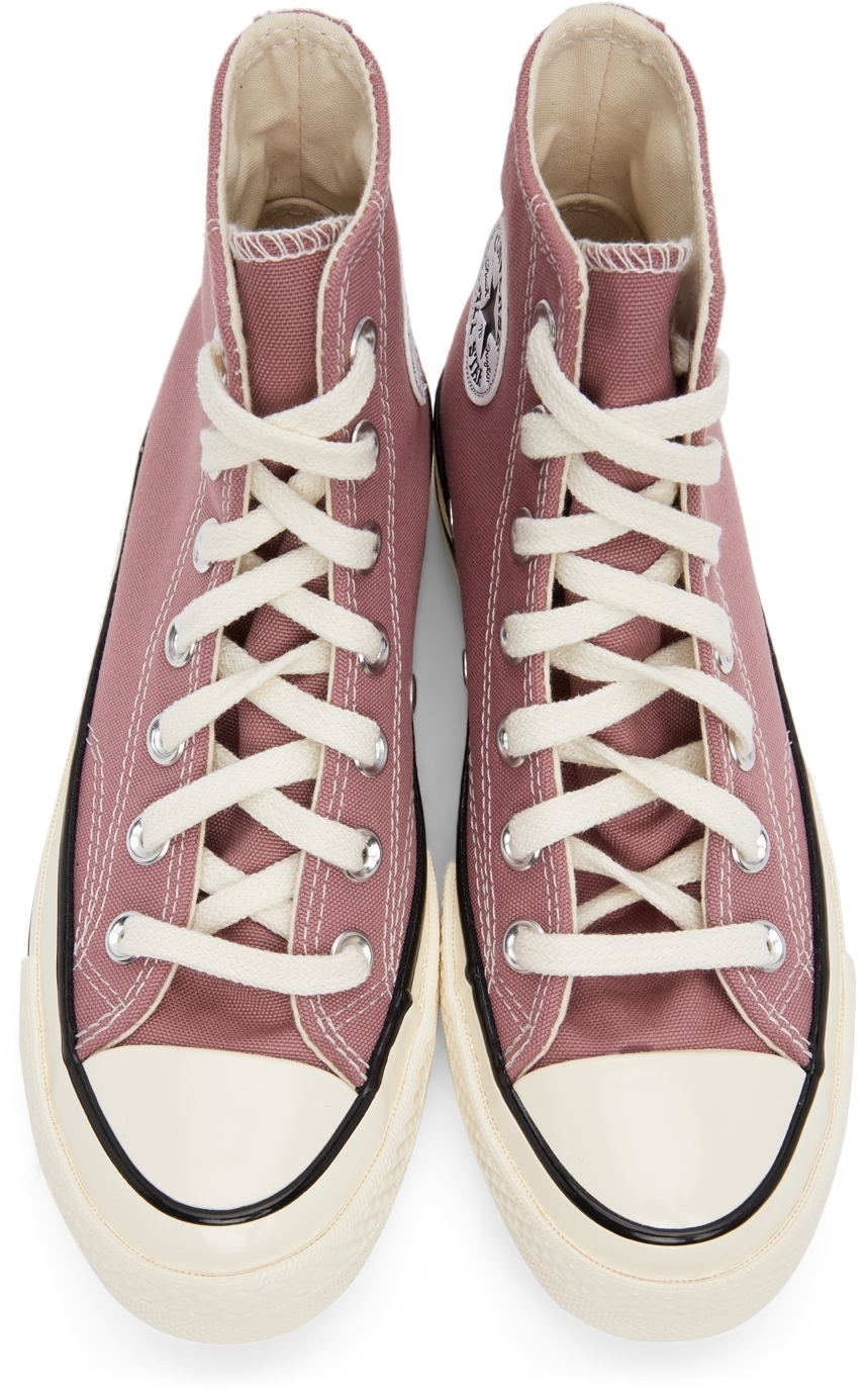 Converse Pink Recycled Canvas Chuck 70 Hi Sneakers Converse