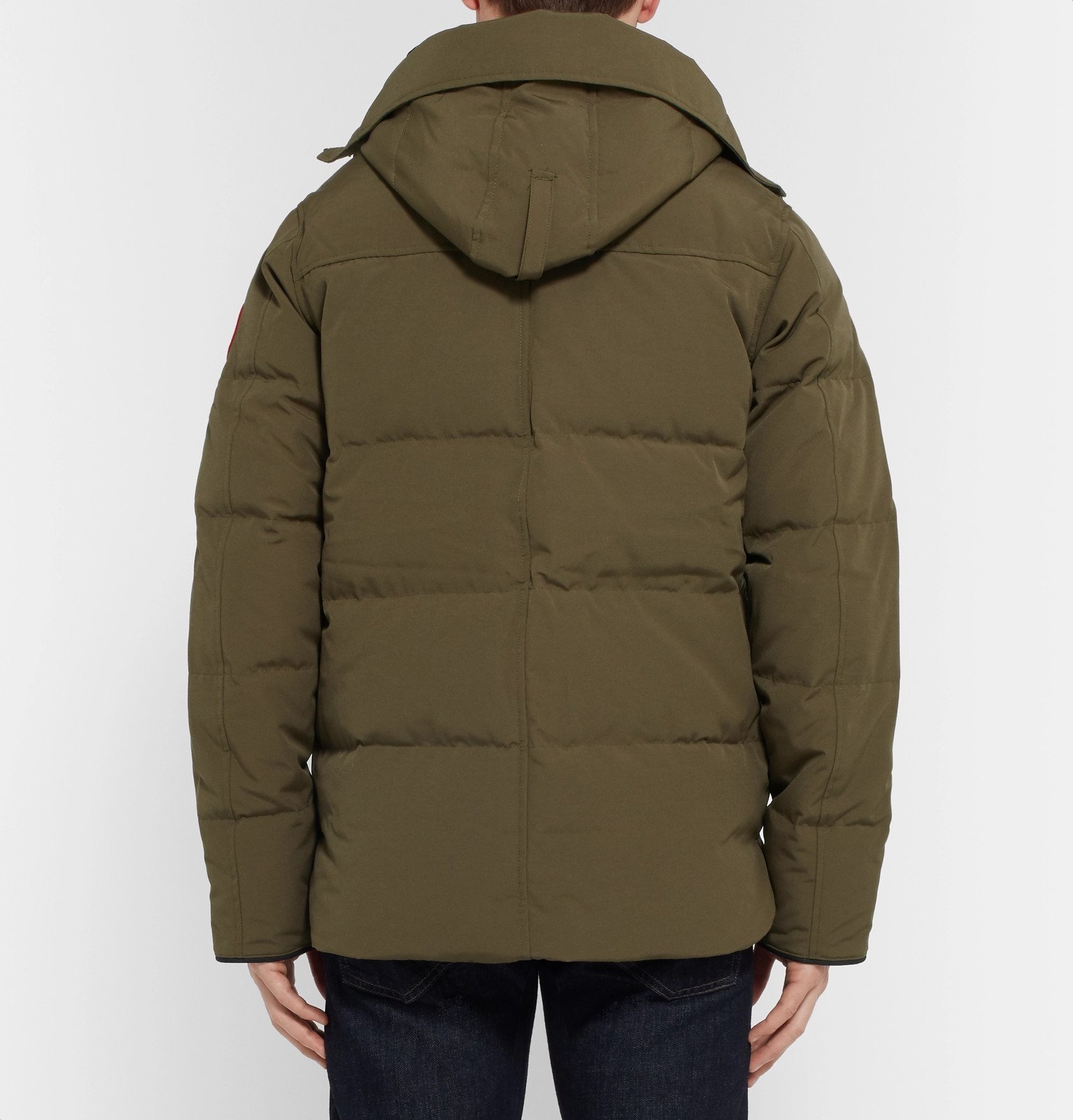 macmillan quilted shell hooded down parka