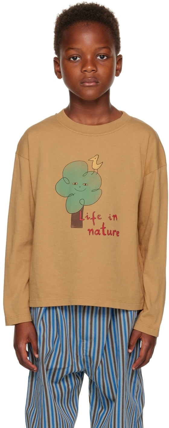 Photo: The Campamento Kids Yellow 'Life In Nature' Long Sleeve T-Shirt