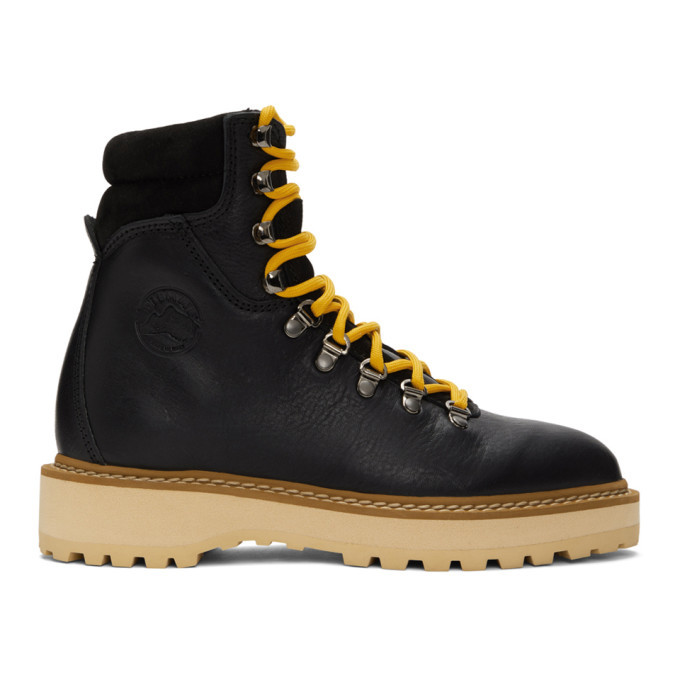 Diemme Black and Beige Monfumo Boots Diemme