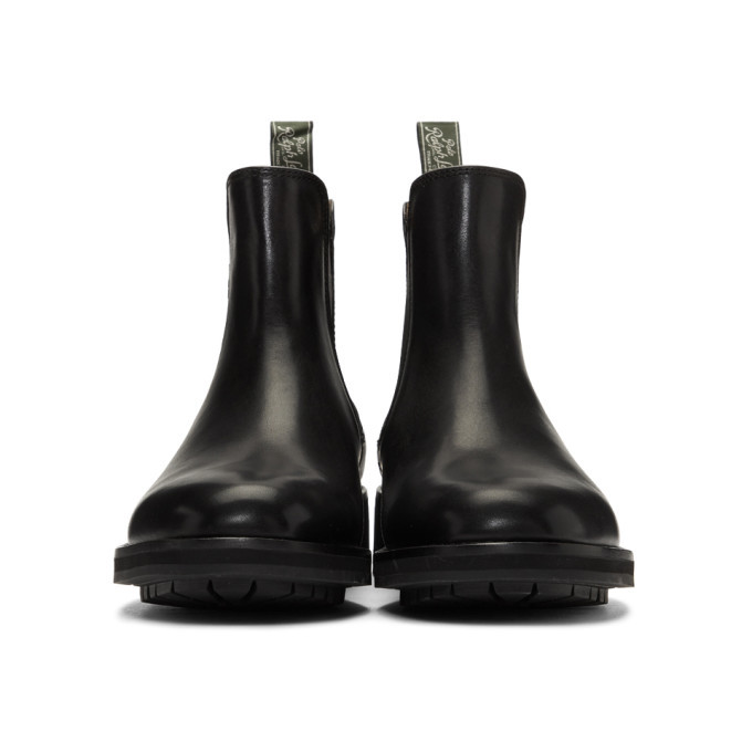 ralph lauren black chelsea boots