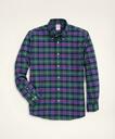 Brooks Brothers Men's Madison Relaxed-Fit Portuguese Flannel Shirt | Green