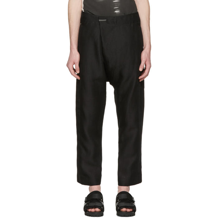 Nude:mm Black Tailor Trousers Nude:mm