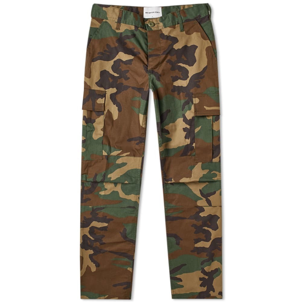 patterned cargo pants