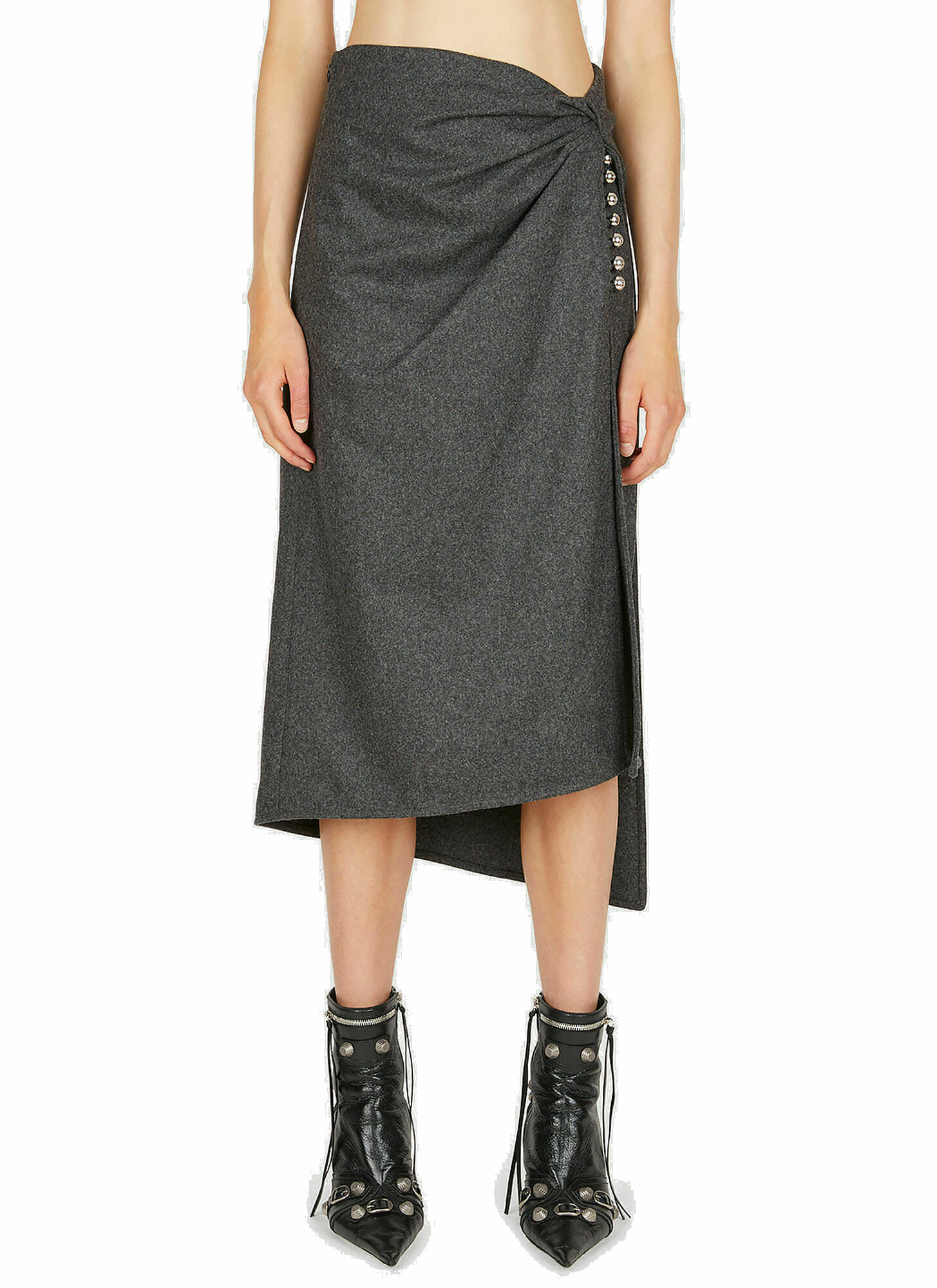 Photo: Flannel Skirt in Grey