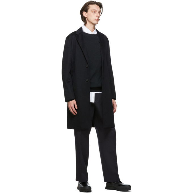 Mackintosh Navy Cashmere Loro Piana 