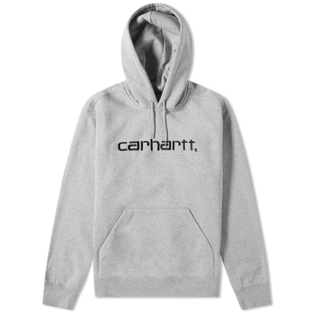 hooded carhartt sweatshirt grey