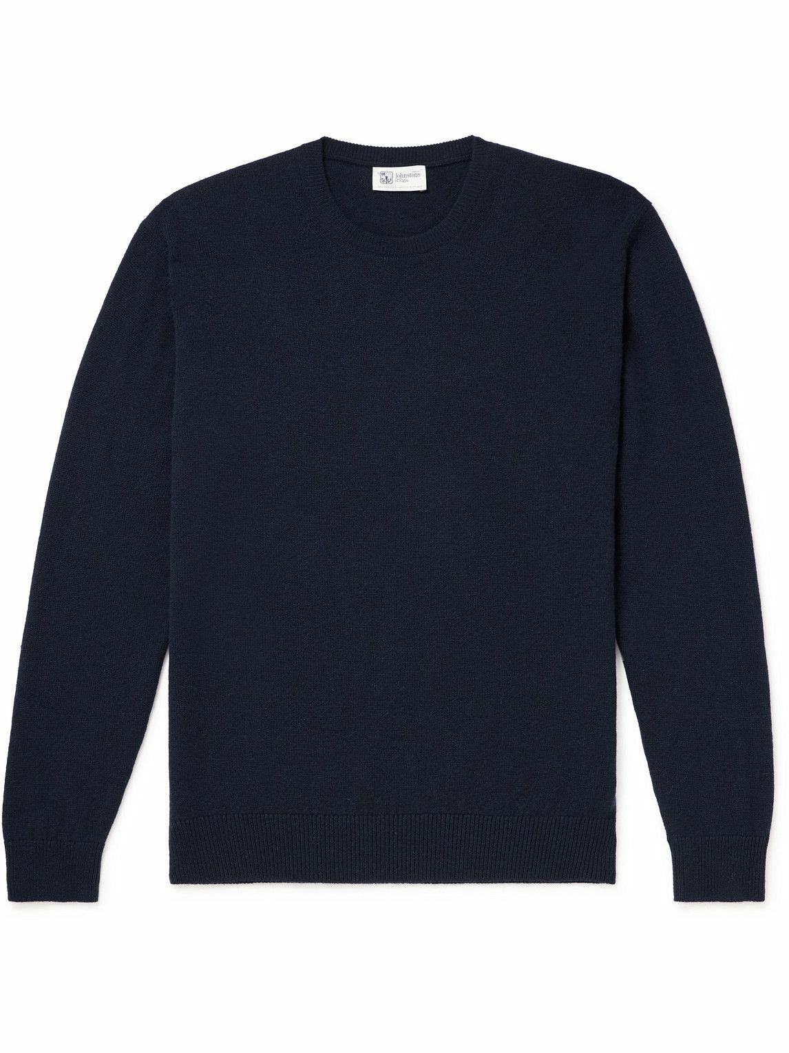 Johnstons of Elgin - Cashmere Sweater - Blue Johnstons of Elgin